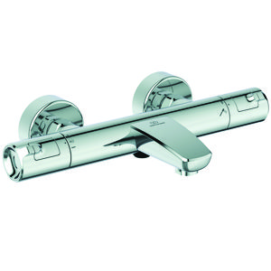 Badthermostaat met omstel CERATHERM T50 chroom cool body 150mm incl. S-koppeling