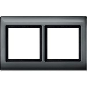 Afdekraam 2-voudig Antraciet IP44 Aquadesign
