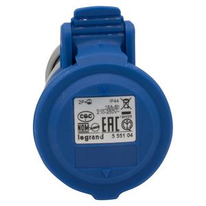 Koppelcontactstop 230V 16A 3-polig IP44 P17