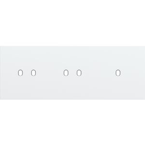 Afdekplaat 3-voud horiz. 71mm centerafst. 154-57704