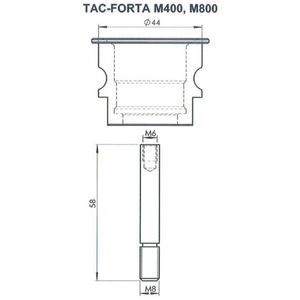 Adapter tbv KTM Schneider Electric Forta M400 M800