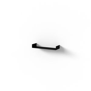 Shelf planchet 300x100mm mat zwart tbv integratie in voeg