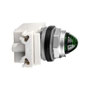 Signaallamp 24-28V 30mm LED BA9S Koepel lens Harmony 9001K