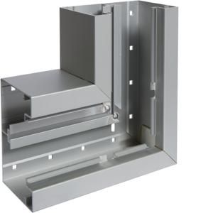 Vlakke hoek aluminium goot BRA 85x130mm natuurgeeloxeerd