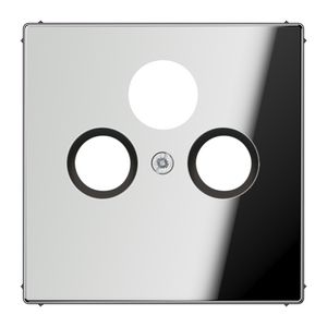 Afdekking glans chroom voor SAT-TV LS