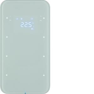 Tastsensor KNX-touch met therm. 3-v berker R.1 glas polarwit