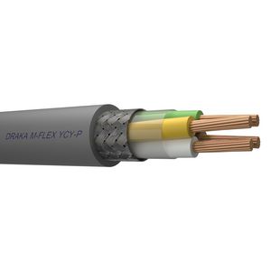Rol a 100m. M-FLEX YCY-P 300/500V gy# 2x2x0,5mm²