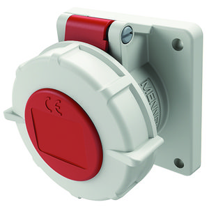 Inbouwwandcontactdoos 16A 3-polig  9H 400V IP67 TwinCONTACT