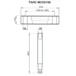 Adapter tbv KTM 15-50 TAHC MC55MC 100