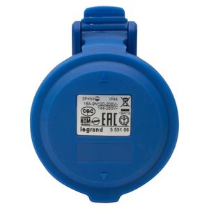 Koppelcontactstop 230V 16A 5-polig IP44 P17