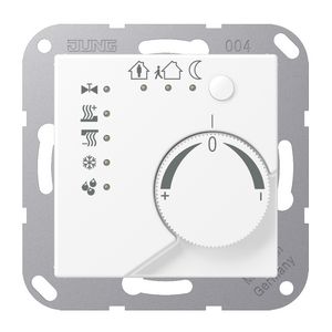 Ruimtethermostaat + 4 bin A/AS matwit KNX