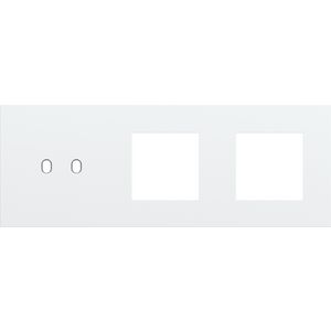 Afdekplaat 3-voud horiz. 71mm centerafst. 154-57707