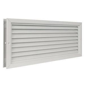 ALU deurrooster 545x245mm wit
