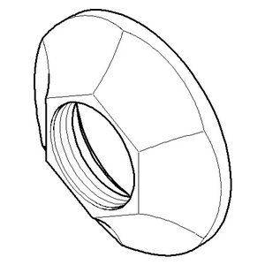 Rozet M34x1 60,6x15,3mm chr