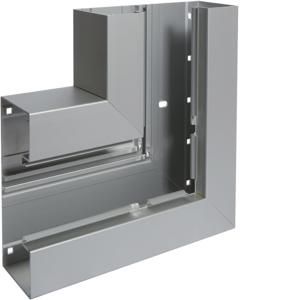 Vlakke hoek aluminium goot BRA 65x170mm natuurgeeloxeerd