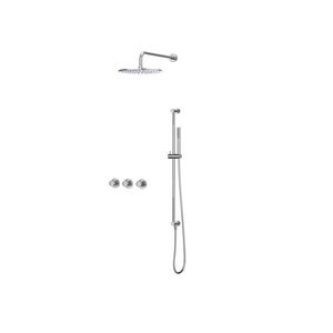 Afbouwdeel regendouche combiset Pact 4 inbouwthermostaat chroom CSP4EXCRAFAB excl. inbouwbox
