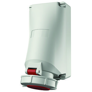 Wandcontactdoos 32A 4-polig  6H 400V IP67