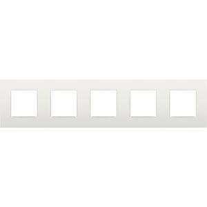 Vijfvoudige afdekplaat hoh 71mm Intense white