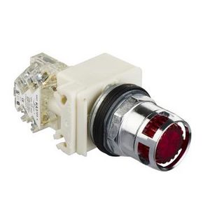 Drukknop Verlicht Verz. Terugvering 30mm 12 Harmony 9001K