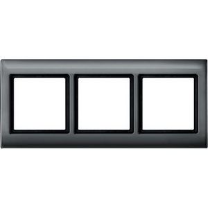 Afdekraam 3-voudig Antraciet IP44 Aquadesign