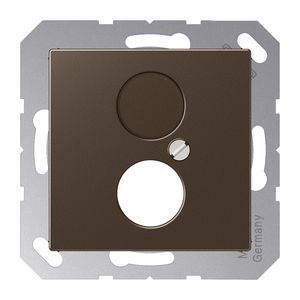 Afdekking luidsprekeraansluiting BNC A500 mokka