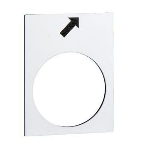 Etiket 30x40mm Markering symbool Wit Harmony XAC