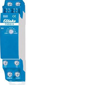 DIN-rail EnOcean RS485-bus 14-serie meterdata-gateway