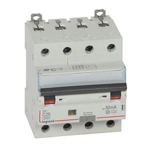 Aardlekautomaat DX3 4-polig C25A 6000A 30mA
