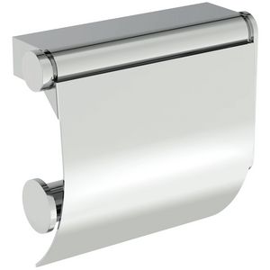 Connect Closetrolhouder chroom met klep