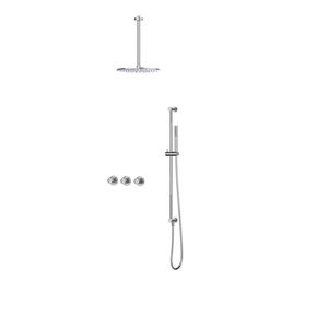 Afbouwdeel regendouche combiset Pact 4 inbouwthermostaat chroom CSP4EXCRAFCB excl. inbouwbox