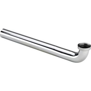 Afvoerbocht 1 1/4x350 messing/verchroomd