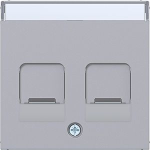 Centraalplaat KeyStone 2-v stofbescherming tekstveld A.x/C.x