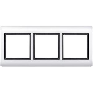 HD Aquadesign frame 3-gang polar white Merten