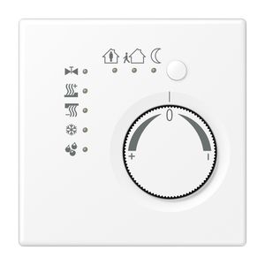 Kamerthermostaat geïntegreerde interface 4-voudig LS KNX VVE=10