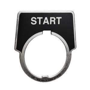 Etiket voor drukknop 30mm T-K