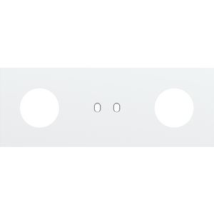 Afdekplaat 3-voud horiz. 71mm centerafst. 154-57719