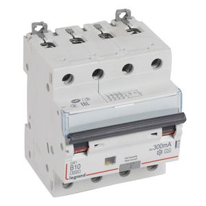 Aardlekautomaat DX3 4-polig B10A 6000A 300mA