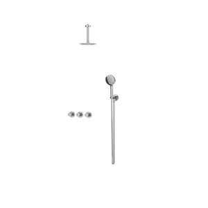 Afbouwdeel regendouche combiset Pact 4 inbouwthermostaat chroom CSP4EXCRBABA excl. inbouwbox