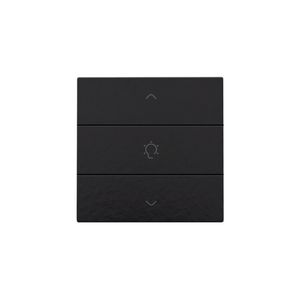 Enkelvoudige dimbediening Home Control pianoblack