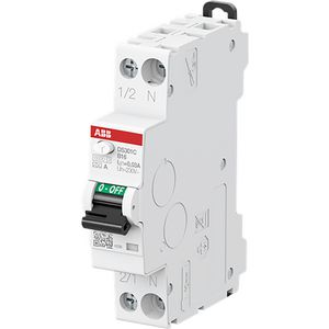 Aardlekautomaat 1P+N B kar 16A 30mA 6kA VVE=96