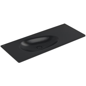 Meubelwastafel Antao 1200x500mm Pure Black CeramicPlus 4A77L3R7