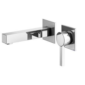 1-hendel inbouw wastafelmengkraan uitloop 187mm verchrd