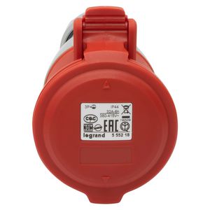 Koppelcontactstop 400V 32A 4-polig IP44 P17