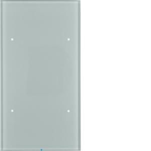 Tastsensor KNX-touch 2-v berker TS Sensor glas alu