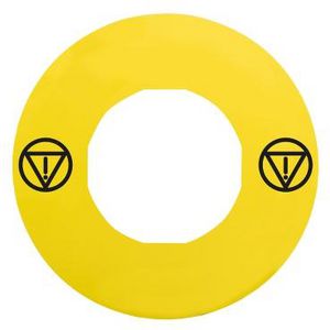 Etiket voor noodstop Ø60mm Harmony XB4/XB5 VVE=10