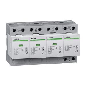 Bliksemstroomafleider 1+2 (B+C) Iimp=25 kA Uc=280V AC 3PN