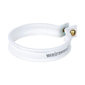 HWA ophangbeugel PVC wit Ø80mm B-model excl. muurpen / klemnok