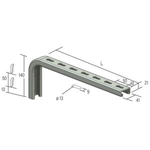 Console CC21S L200 Rvs316L