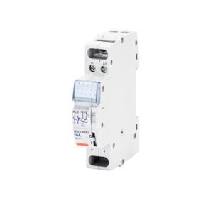 STROOMSTOOTRELAIS-16A-1 OMSCHAKELING 12Vac-1 MODULE VVE=6