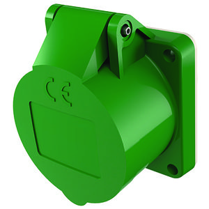 Inbouwwandcontactdoos 16A 3-polig  4H 50V 100-200Hz IP44